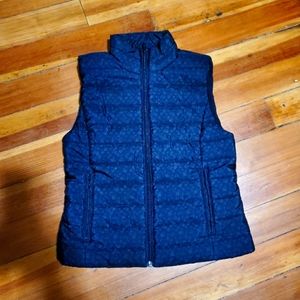 Black LOFT puffer vest